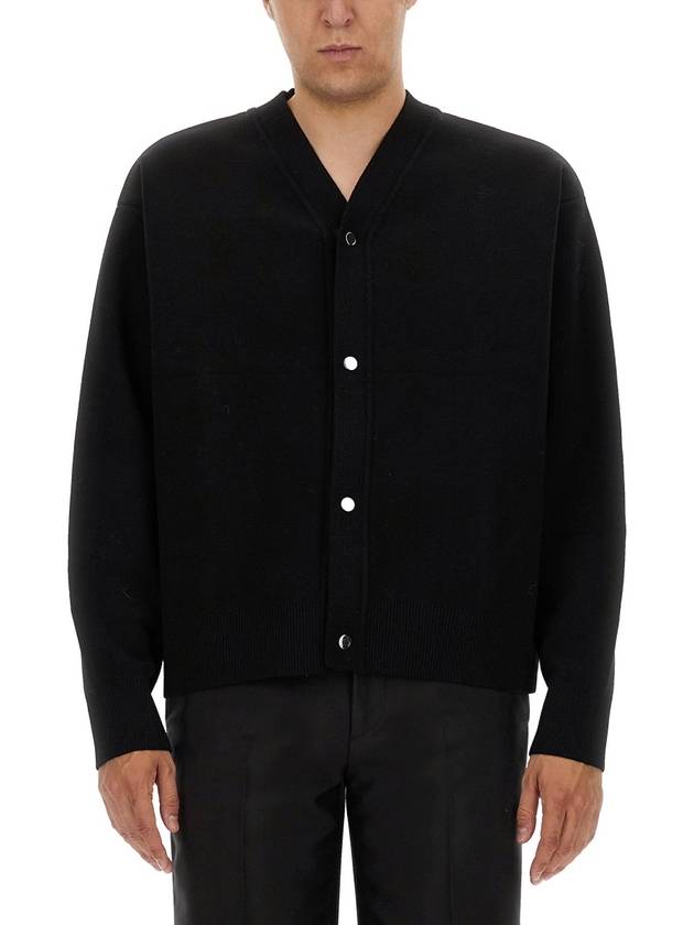 Men s Ribbed Knit Cardigan Black - JACQUEMUS - BALAAN 2