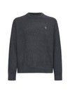 Bold Fox Head Patch Comfort Ribbed Knit Top Grey Melange - MAISON KITSUNE - BALAAN 2