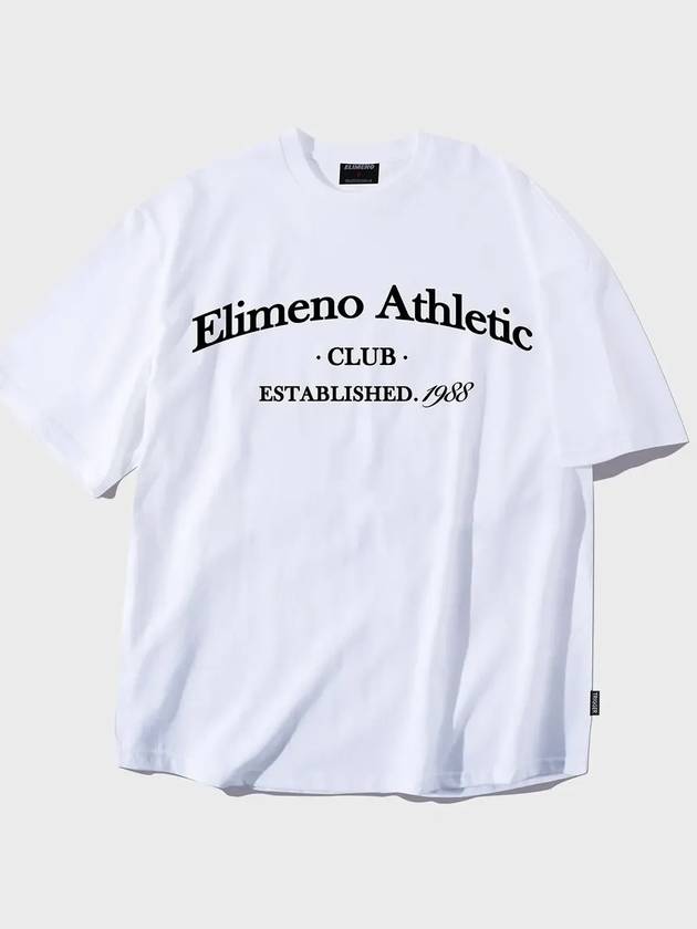 EL club arch overfit short sleeve t-shirt white - ELIMENO - BALAAN 1