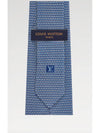 Men's Diamond V Tie Blue - LOUIS VUITTON - BALAAN 5