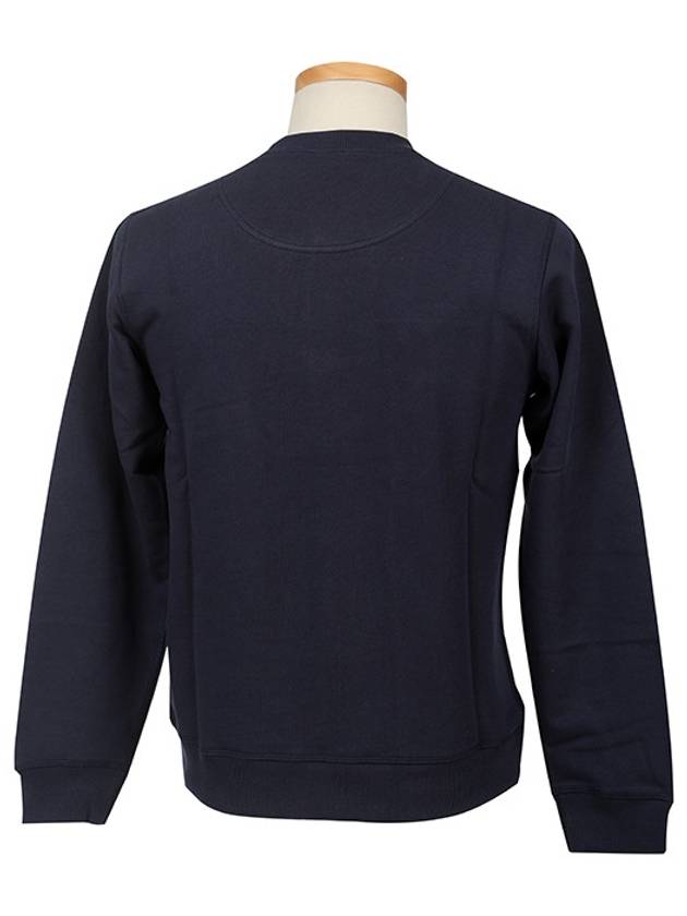 Men's Tiger Embroidery Sweatshirt Navy - KENZO - BALAAN.