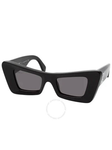 Off-White Accra Grey Cat Eye Unisex Sunglasses OERI031 1007 49 - OFF WHITE - BALAAN 1