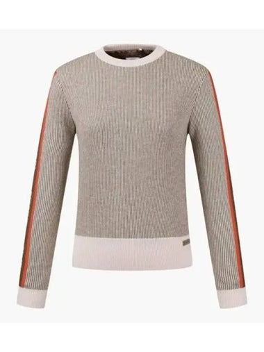 GOLF Women s Two tone Ribbed Windproof Knit - DESCENTE - BALAAN 1