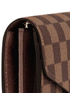 Sarah Damier Ebene Long Wallet Brown - LOUIS VUITTON - BALAAN 6