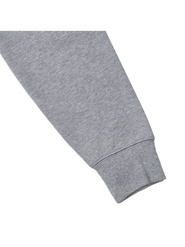 Embroidered Logo Cotton Sweatshirt Grey - CP COMPANY - BALAAN 6