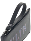 VLTN Logo Strap Card Wallet Black - VALENTINO - BALAAN 8