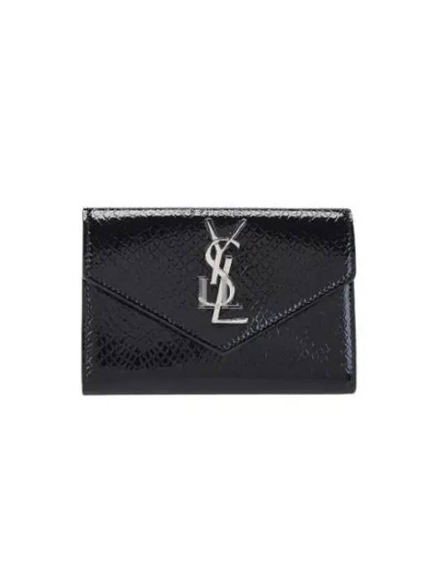 Cassandre Envelope Half Wallet Black - SAINT LAURENT - BALAAN 2