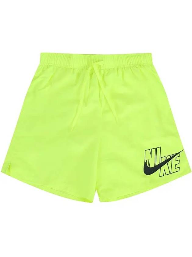 Men's 5'' Big Logo Swim Shorts Green - NIKE - BALAAN 3