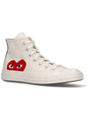 Chuck Taylor High Top Sneakers P1 K112 2 White - COMME DES GARCONS - BALAAN 2