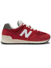 574 Low Top Sneakers Heritage Varsity Red - NEW BALANCE - BALAAN 2