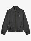 De Coeur Logo Zip-up Jacket Jacket Black - AMI - BALAAN 2