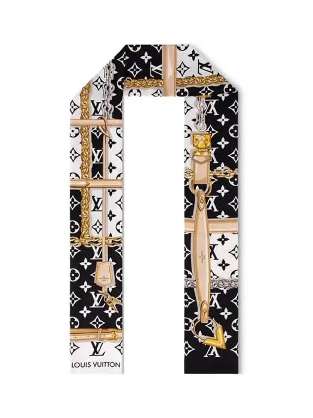 Monogram Confidential Scarf Black - LOUIS VUITTON - BALAAN 3