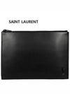 Tiny Monogram Medium Clutch Bag Black - SAINT LAURENT - BALAAN 8