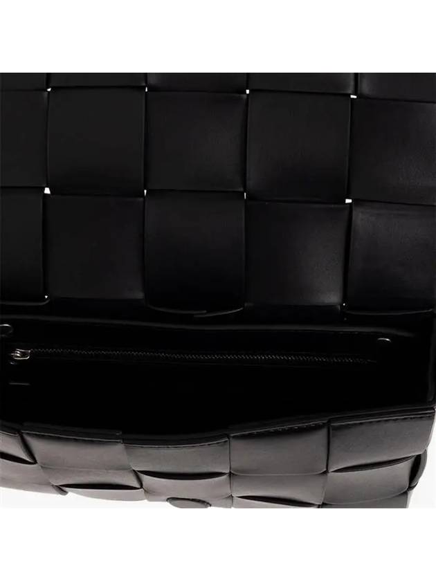 Urban Leather Crossbody Cassette Black Silver - BOTTEGA VENETA - BALAAN 6