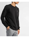 Men's Greyfield Crew Neck Cotton Sweatshirt Black - MOOSE KNUCKLES - BALAAN 5