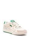 Men's University Low Top Sneakers White Green - PALM ANGELS - BALAAN 4