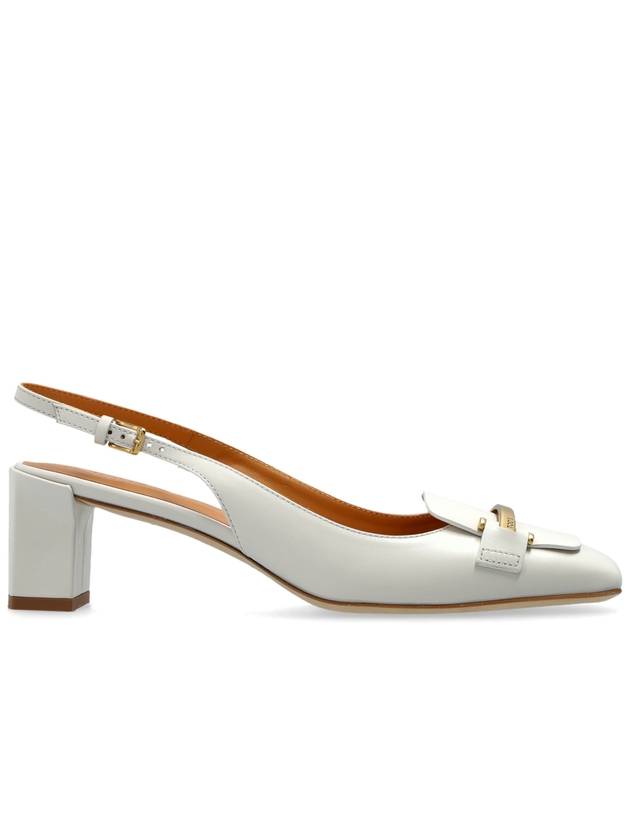 Tod’s Leather Heeled Shoes, Women's, White - TOD'S - BALAAN 1