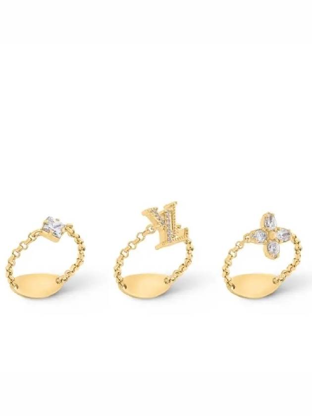 Lady LV Ring Set Gold - LOUIS VUITTON - BALAAN 4