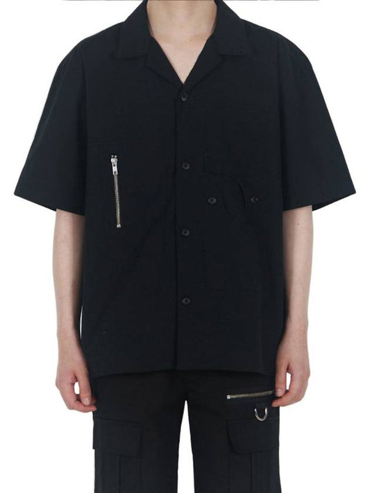 026 Utility Open Collar Shirt Black - CONFEROLANG - BALAAN 2