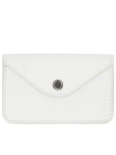 Envelope Goat Leather Coin Wallet White - LEMAIRE - BALAAN 2