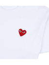 Camouflage Heart Wappen TShirt P1T244 WHITE - COMME DES GARCONS - BALAAN 5