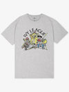 Graphic printed short sleeve t shirt heather gray - WILD DONKEY - BALAAN 3