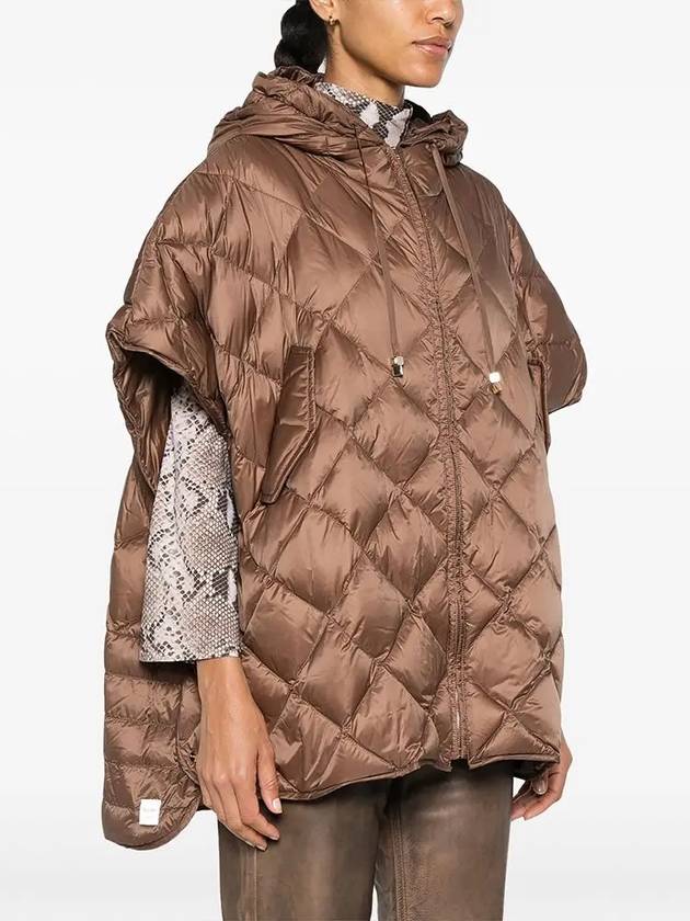 Triman Hooded Water Repellant Canvas Cape Brown - MAX MARA - BALAAN 3