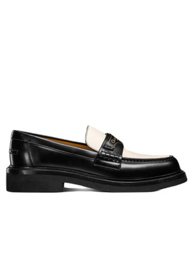 Boy Brushed Calfskin Loafer White Black - DIOR - BALAAN 2