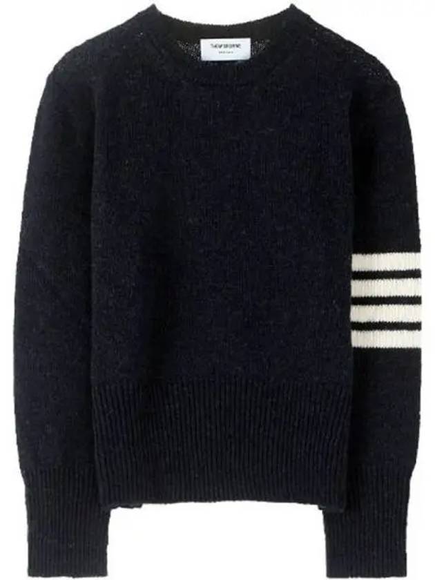 Diagonal Armband Knit Top Navy - THOM BROWNE - BALAAN 2