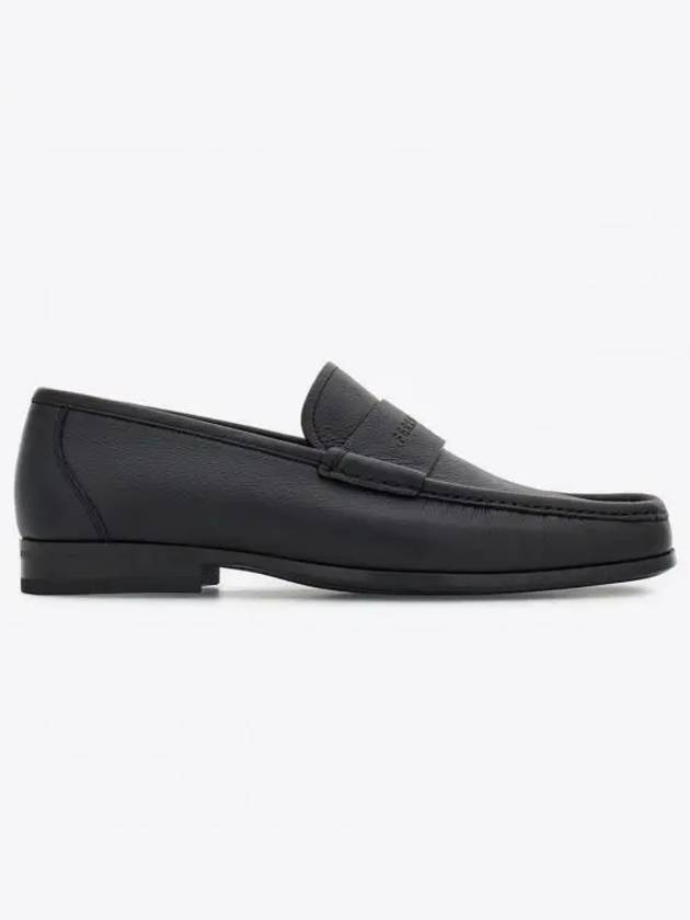 Moccasin Signature Calfskin Loafers Black - SALVATORE FERRAGAMO - BALAAN 2