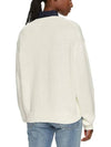 Bear Crew Neck Cotton Knit Top Cream - POLO RALPH LAUREN - BALAAN 4