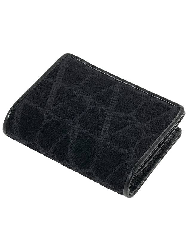 Toile Iconographe Half Wallet Black - VALENTINO - BALAAN 5