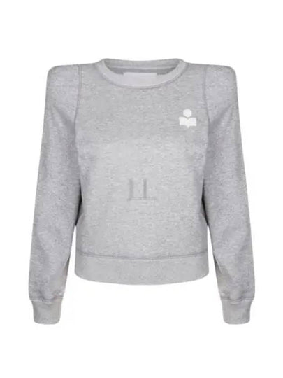 PrissaLogo Print Sweatshirt Grey - ISABEL MARANT - BALAAN 2