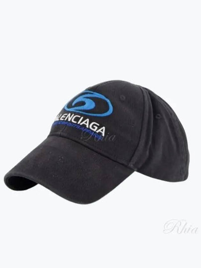 Embroided Logo Ball Cap Black - BALENCIAGA - BALAAN 2