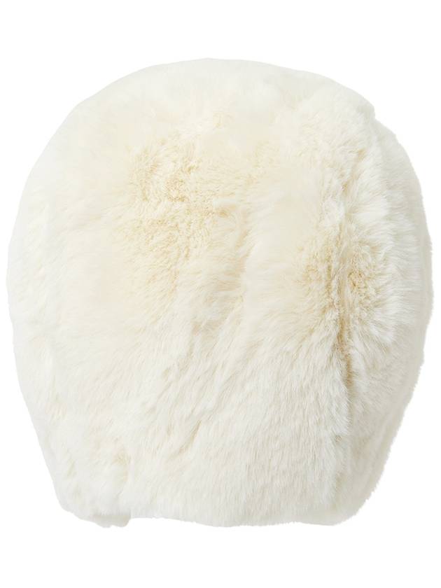 Kids fur hat 2476511911 OFFWHITE - MINI RODINI - BALAAN 4