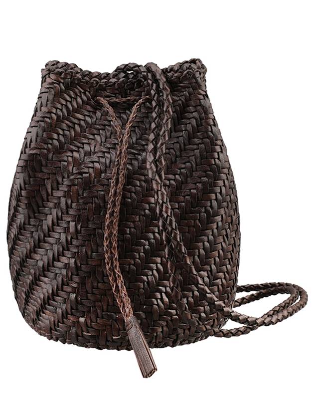 Pom Pom Double Jump Bucket Bag Dark Brown - DRAGON DIFFUSION - BALAAN 2