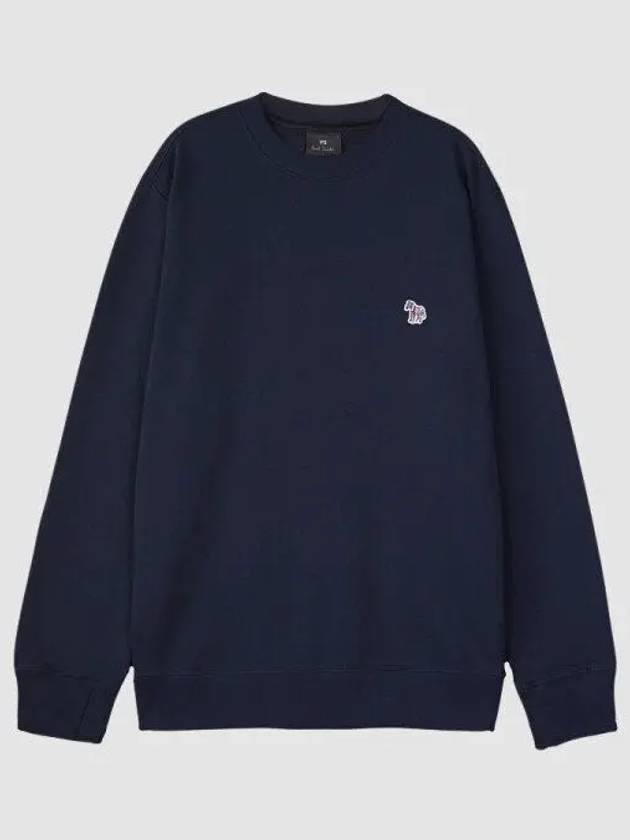 Zebra Patch Sweatshirt Navy M2R 027R KZEBRA 1061974 - PAUL SMITH - BALAAN 1