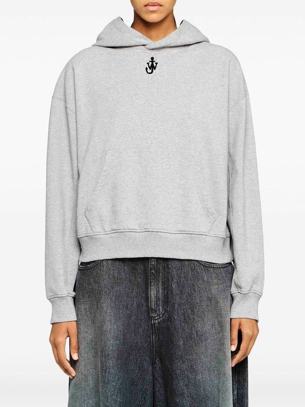 anchor-embroidered hoodie - JW ANDERSON - BALAAN 3