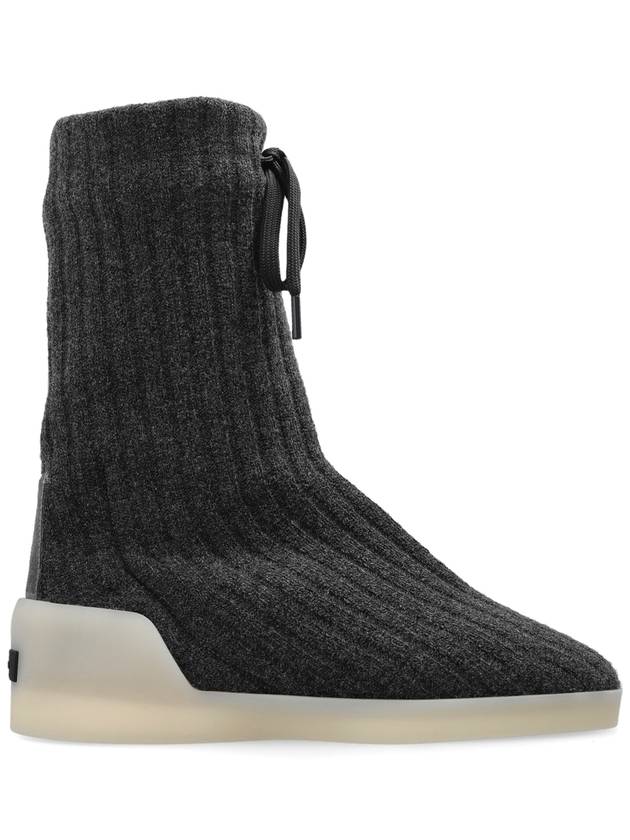 Fear Of God Ankle Boots Moc Knit Hi, Women's, Grey - FEAR OF GOD - BALAAN 1