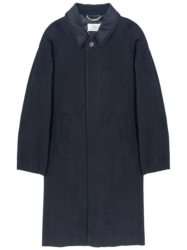 Wool Viscose Single Coat Black - MAISON MARGIELA - BALAAN 3