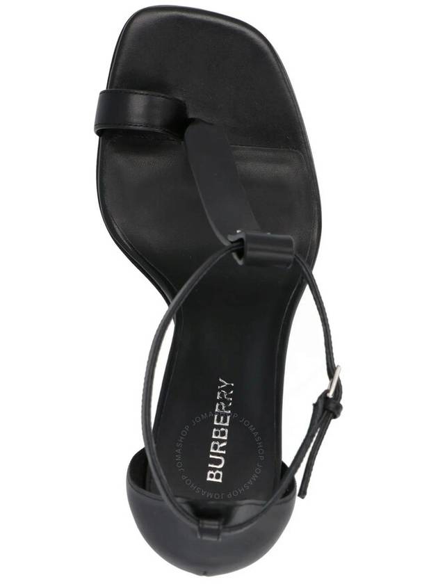 toe ring sandals heels black - BURBERRY - BALAAN 4