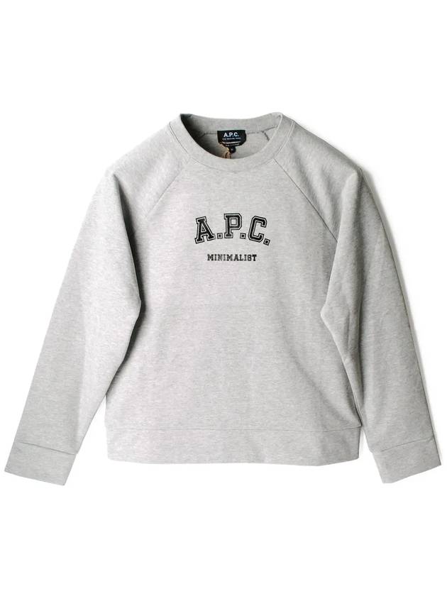 Women's Logo Sweatshirt Grey - A.P.C. - BALAAN 3