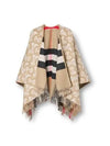 Reversible TB Monogram Check Cape Beige - BURBERRY - BALAAN 2