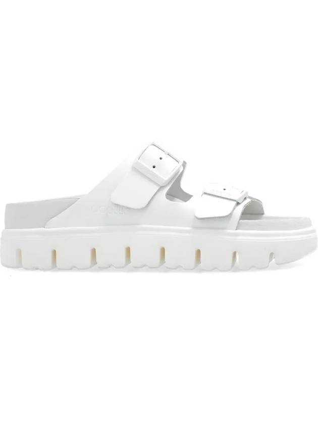 Arizona Chunky Leather Slippers White - BIRKENSTOCK - BALAAN 3