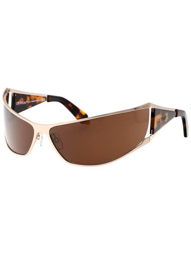 Luna tortoiseshell biker style sunglasses - OFF WHITE - BALAAN 3