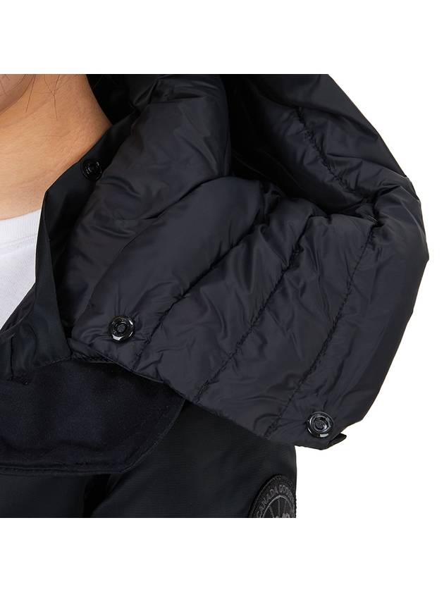 Mystique Satin Long Parka Padding Black - CANADA GOOSE - BALAAN 10