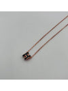 Mini Pop H Pendant Rose Gold & Noir - HERMES - BALAAN 8