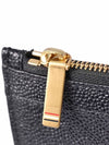 Women s Black Pebble Grain Large Clutch - THOM BROWNE - BALAAN 4