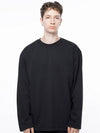 Men s M243TP01BK Clean Slit Long Sleeve T Shirt Black - CHANCE'S NOI - BALAAN 2