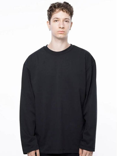 Men s M243TP01BK Clean Slit Long Sleeve T Shirt Black - CHANCE'S NOI - BALAAN 2